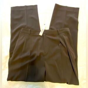 SALE! $12 NWT Ellen Tracy mahogany color pleated wide leg dress pants size 16